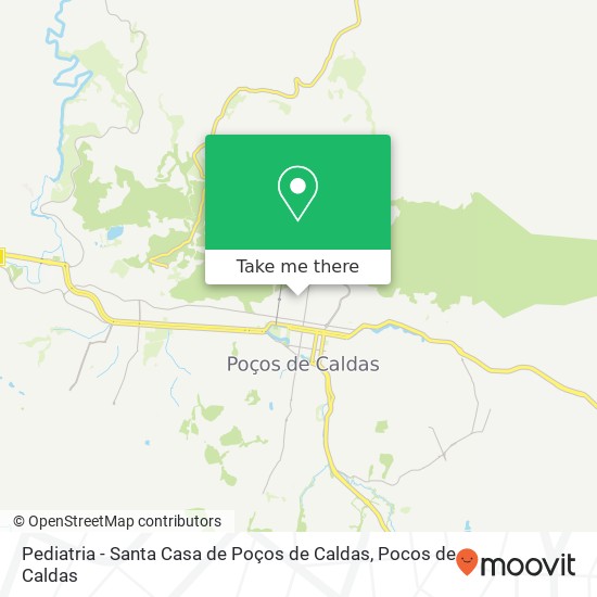 Mapa Pediatria - Santa Casa de Poços de Caldas