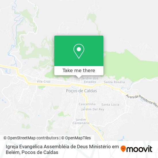 Igreja Evangélica Assembléia de Deus Ministério em Belém map