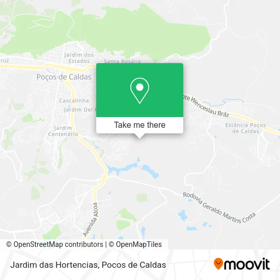 Jardim das Hortencias map