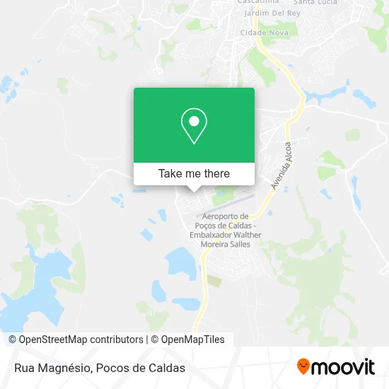 Rua Magnésio map