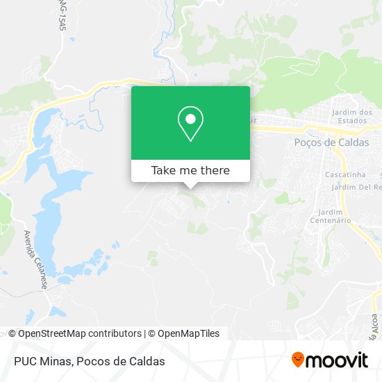 PUC Minas map