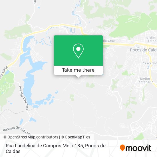 Mapa Rua Laudelina de Campos Melo 185