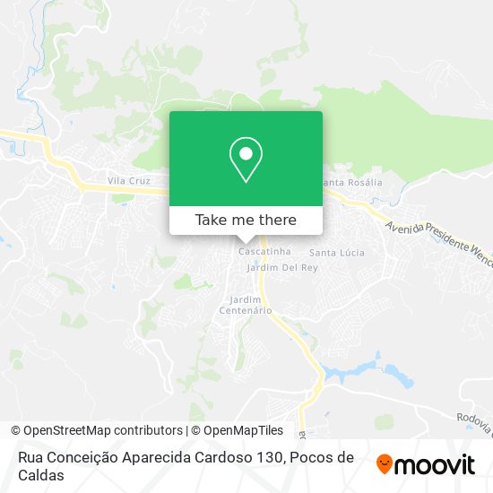 Rua Conceição Aparecida Cardoso 130 map