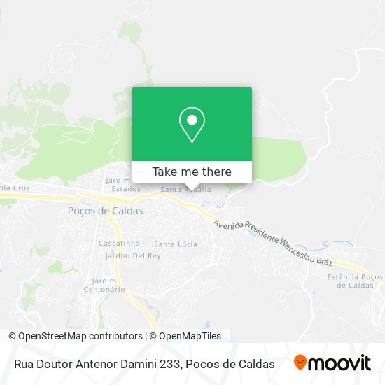 Rua Doutor Antenor Damini 233 map