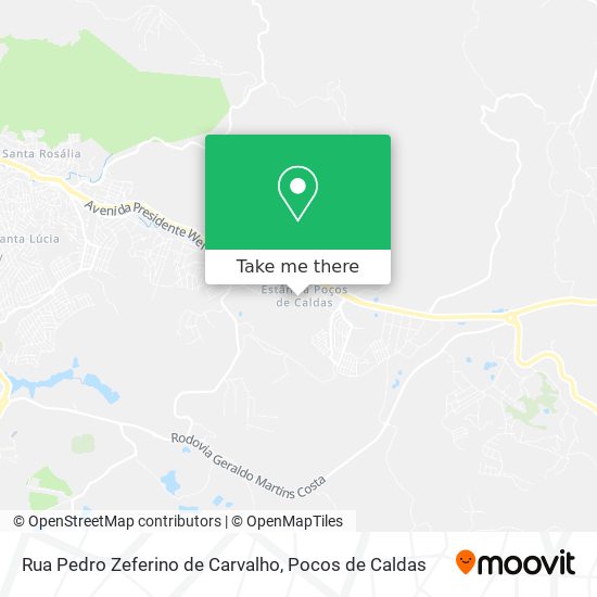 Rua Pedro Zeferino de Carvalho map
