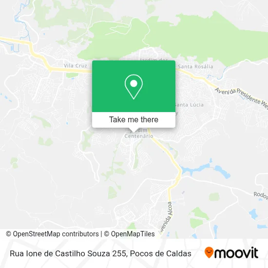 Rua Ione de Castilho Souza 255 map