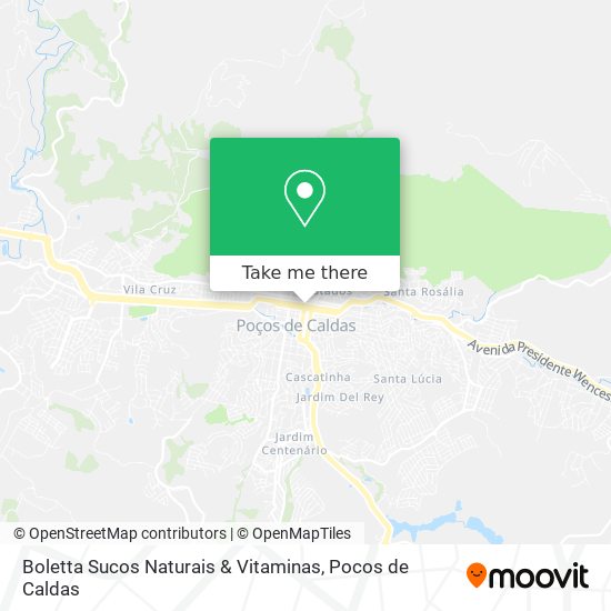 Boletta Sucos Naturais & Vitaminas map