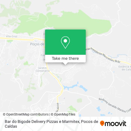 Bar do Bigode Delivery Pizzas e Marmitex map