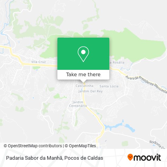 Padaria Sabor da Manhã map