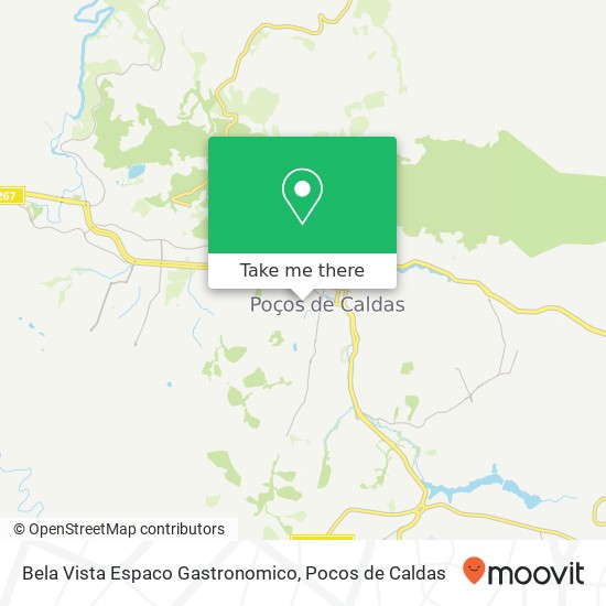 Bela Vista Espaco Gastronomico, Alameda dos Capuchinhos, 65 Região Urbana Homogênea IX Poços de Caldas-MG 37701-307 map