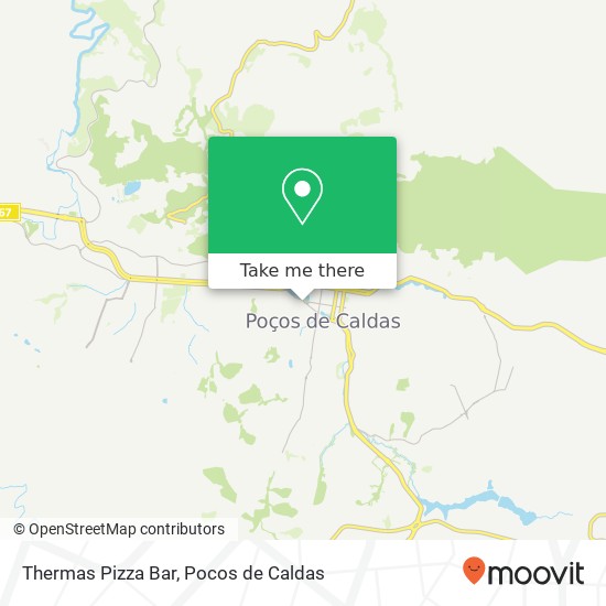 Thermas Pizza Bar, Rua Junqueiras, 364 Região Urbana Homogênea IX Poços de Caldas-MG 37701-033 map