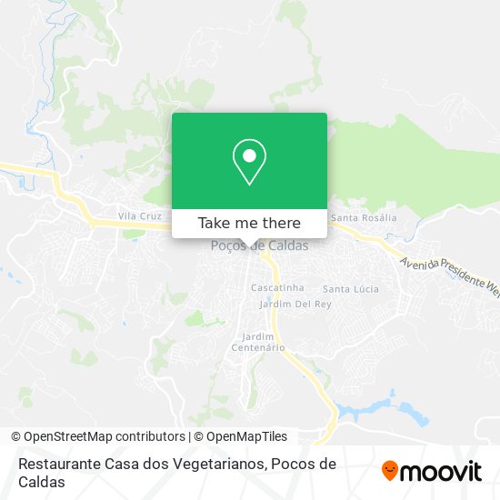 Restaurante Casa dos Vegetarianos map