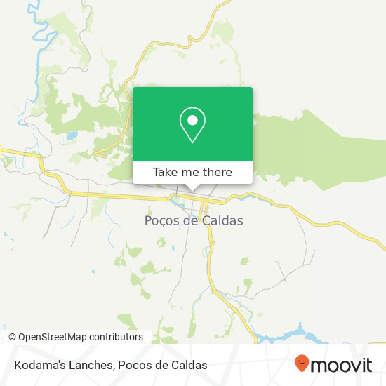 Kodama's Lanches, Rua Pernambuco, 779 Região Urbana Homogênea IX Poços de Caldas-MG 37701-021 map
