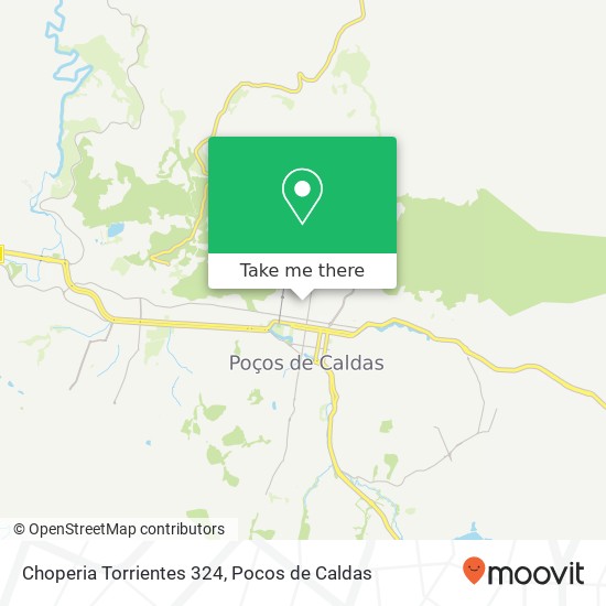 Mapa Choperia Torrientes 324, Rua Ceará, 324 Região Urbana Homogênea IX Poços de Caldas-MG 37701-023