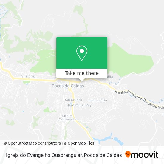 Igreja do Evangelho Quadrangular map
