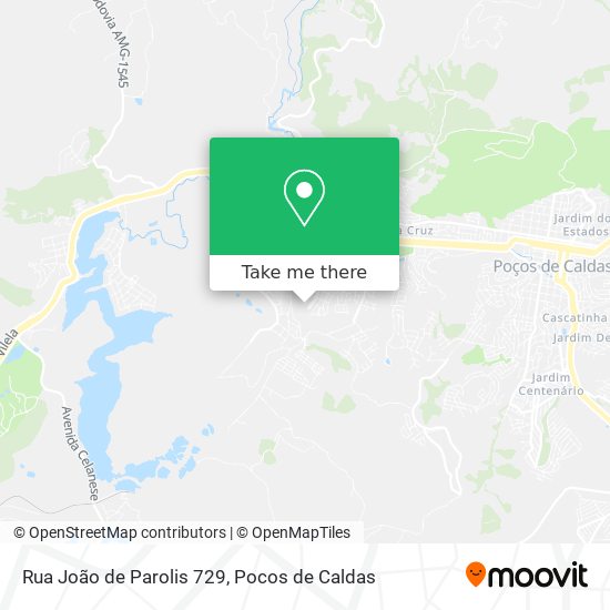 Mapa Rua João de Parolis 729