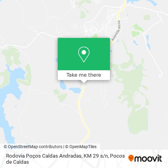 Rodovia Poços Caldas Andradas, KM 29 s / n map