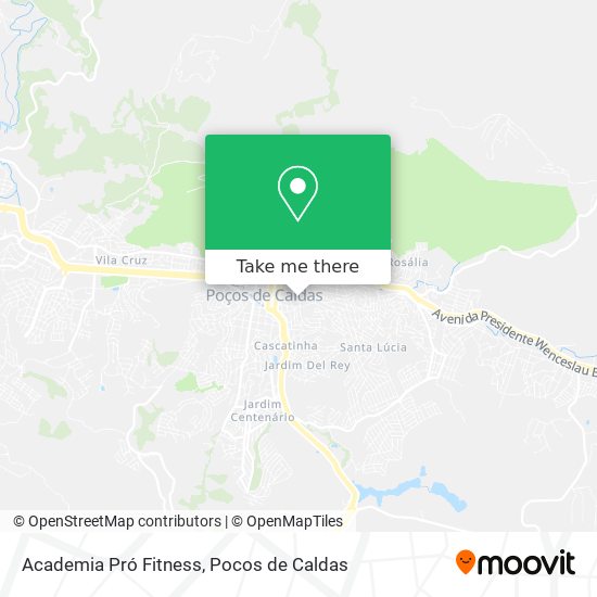 Academia Pró Fitness map