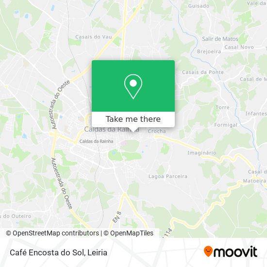 Café Encosta do Sol map