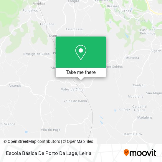 Escola Básica De Porto Da Lage mapa