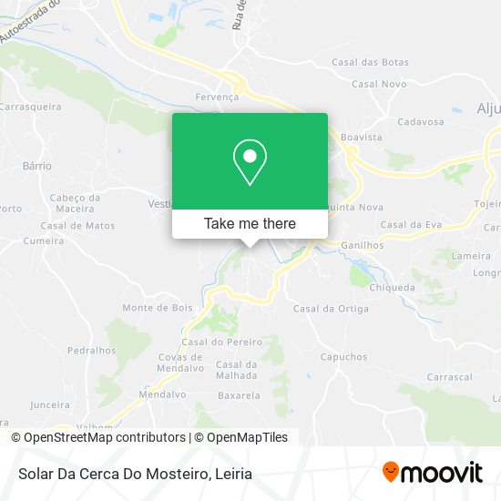Solar Da Cerca Do Mosteiro map