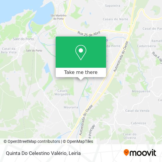 Quinta Do Celestino Valério mapa