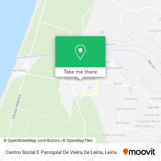 Centro Social E Paroquial De Vieira De Leiria mapa