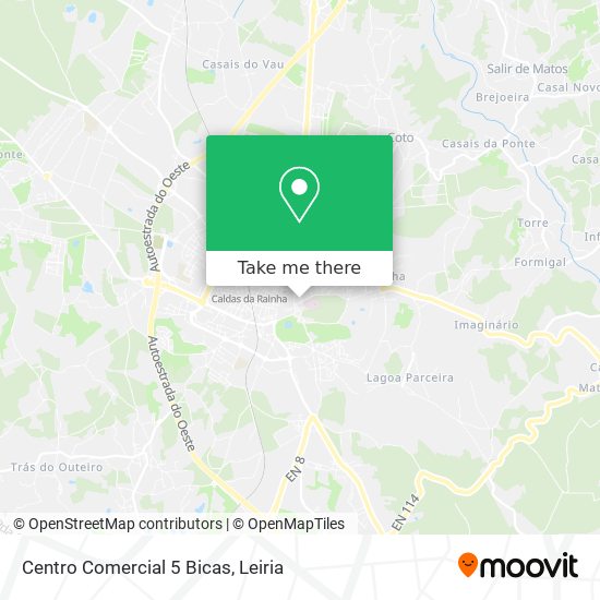 Centro Comercial 5  Bicas map