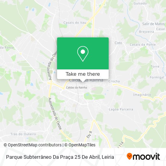 Parque Subterrâneo Da Praça 25 De Abril map