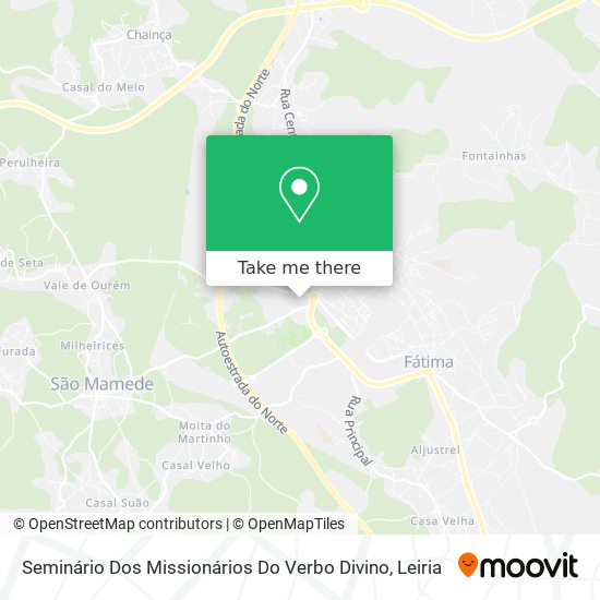 Seminário Dos Missionários Do Verbo Divino map