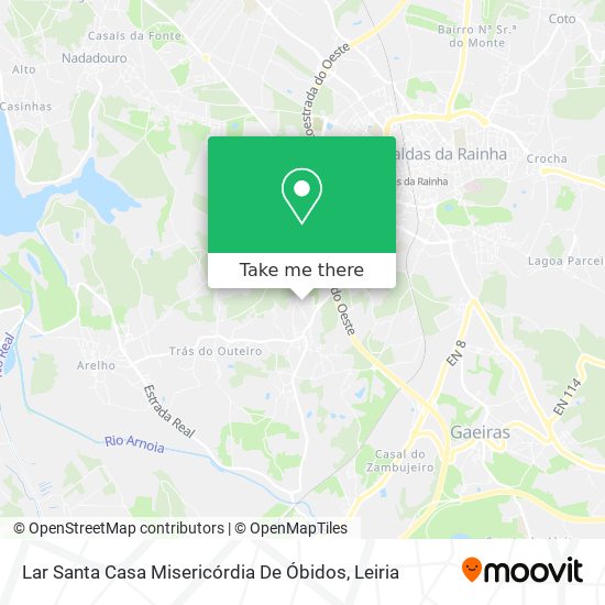 Lar Santa Casa Misericórdia De Óbidos mapa
