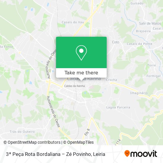 3ª Peça Rota Bordaliana – Zé Povinho map