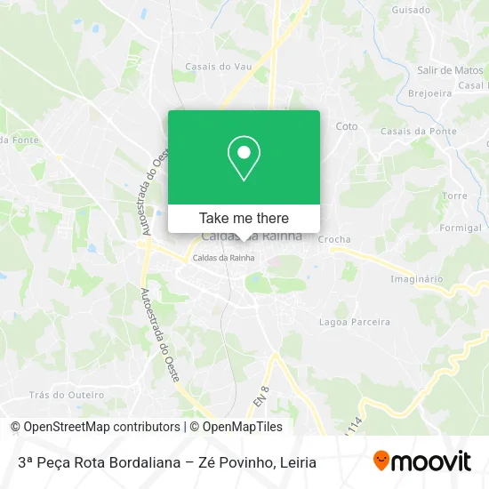 3ª Peça Rota Bordaliana – Zé Povinho map