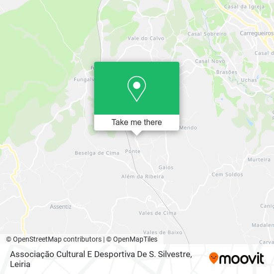 Associação Cultural E Desportiva De S. Silvestre map