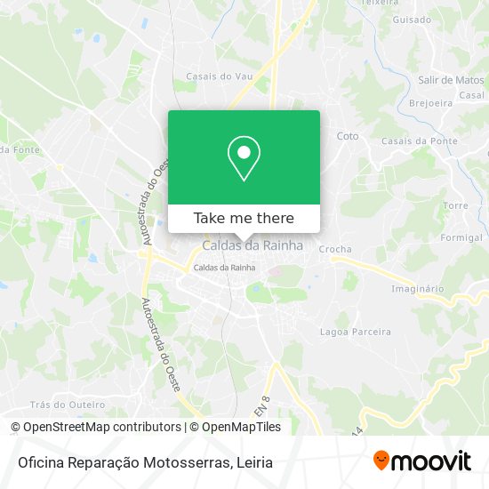 Oficina Reparação Motosserras map