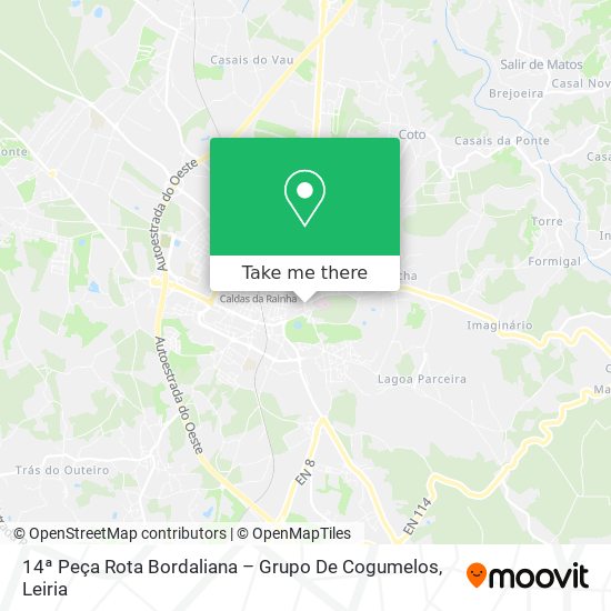 14ª Peça Rota Bordaliana – Grupo De Cogumelos map