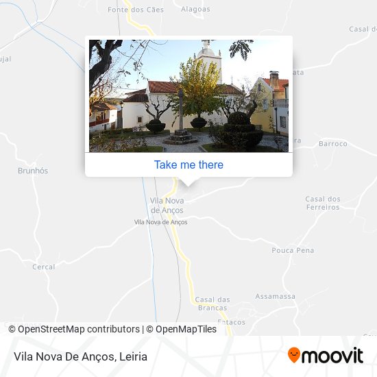 Vila Nova De Anços map