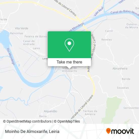 Moinho De Almoxarife map