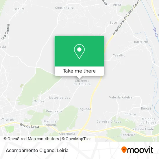 Acampamento Cigano map