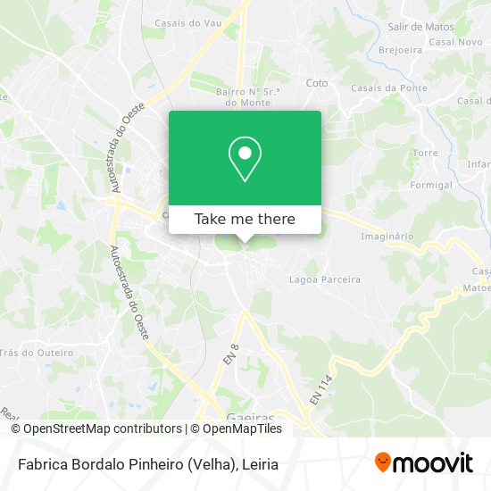 Fabrica Bordalo Pinheiro (Velha) map