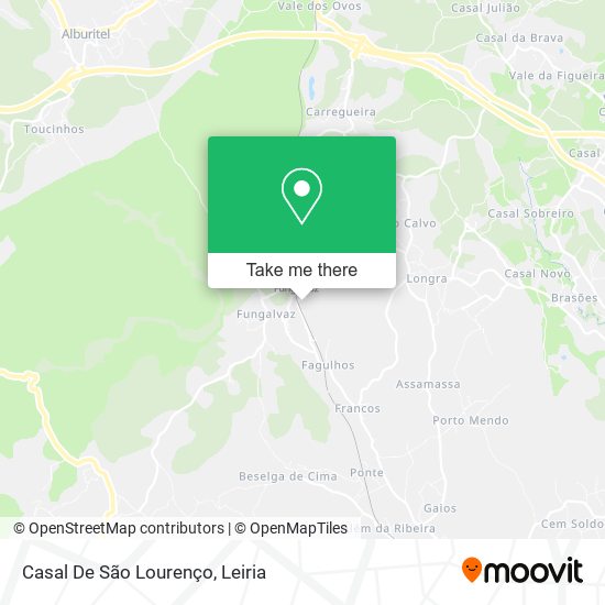 Casal De São Lourenço map
