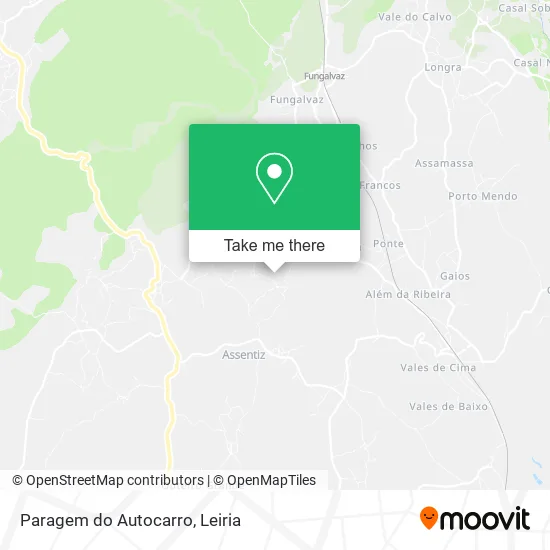 Paragem do Autocarro map