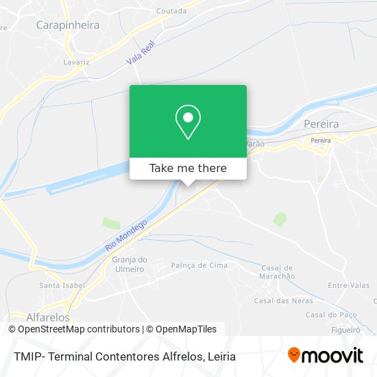 TMIP- Terminal Contentores Alfrelos map