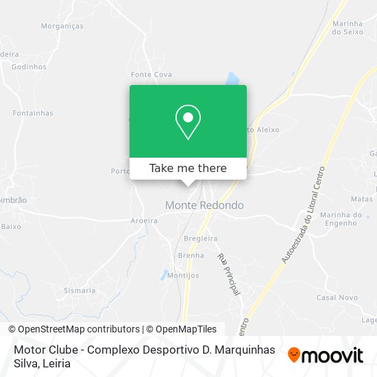 Motor Clube - Complexo Desportivo D. Marquinhas Silva map