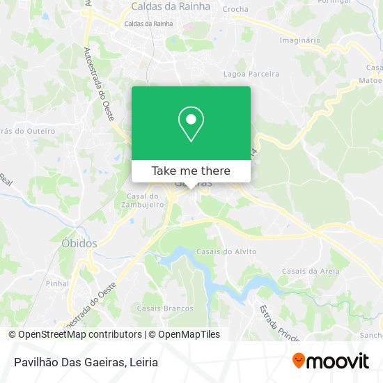Pavilhão Das Gaeiras map