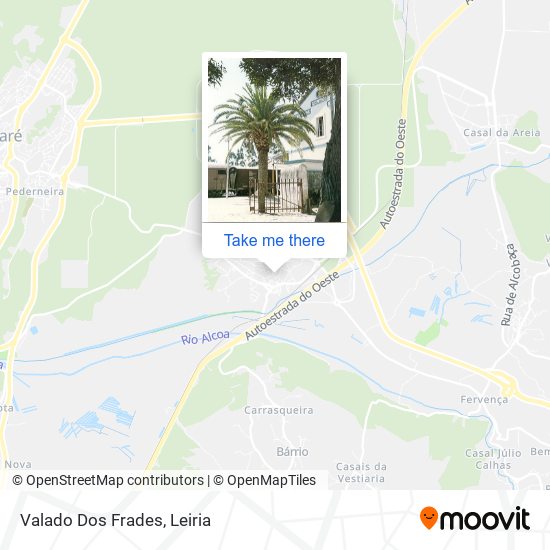 Valado Dos Frades map