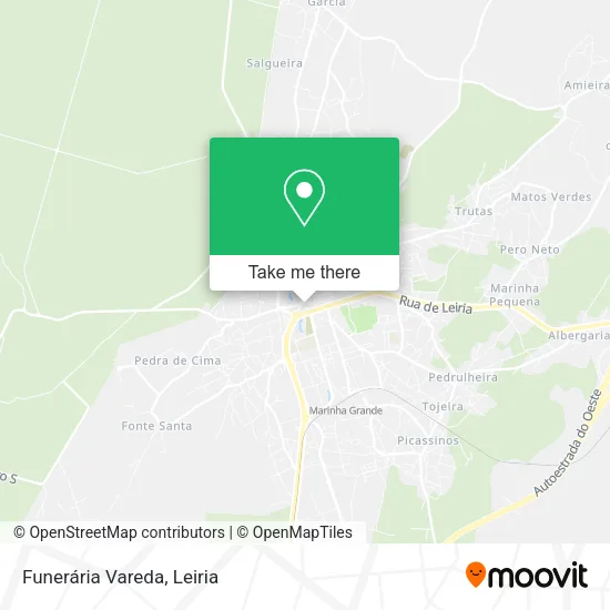 Funerária Vareda map