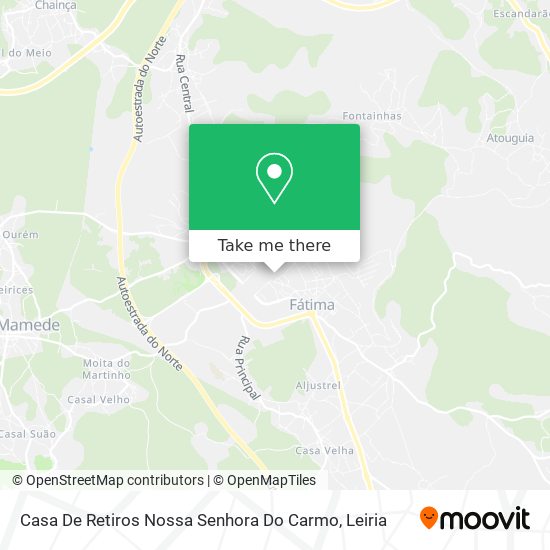 Casa De Retiros Nossa Senhora Do Carmo map
