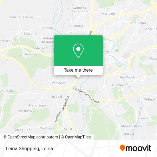 Leiria Shopping map