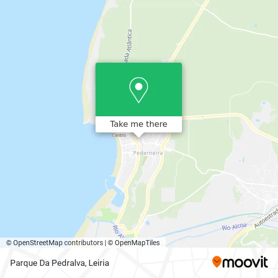 Parque Da Pedralva map